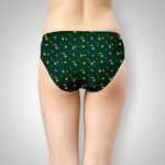 LILLY ROSE DARK COLOUR PANTIES FLOWER PRINT - IE