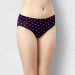 BLACK PANTIES DOT PRINT - IE