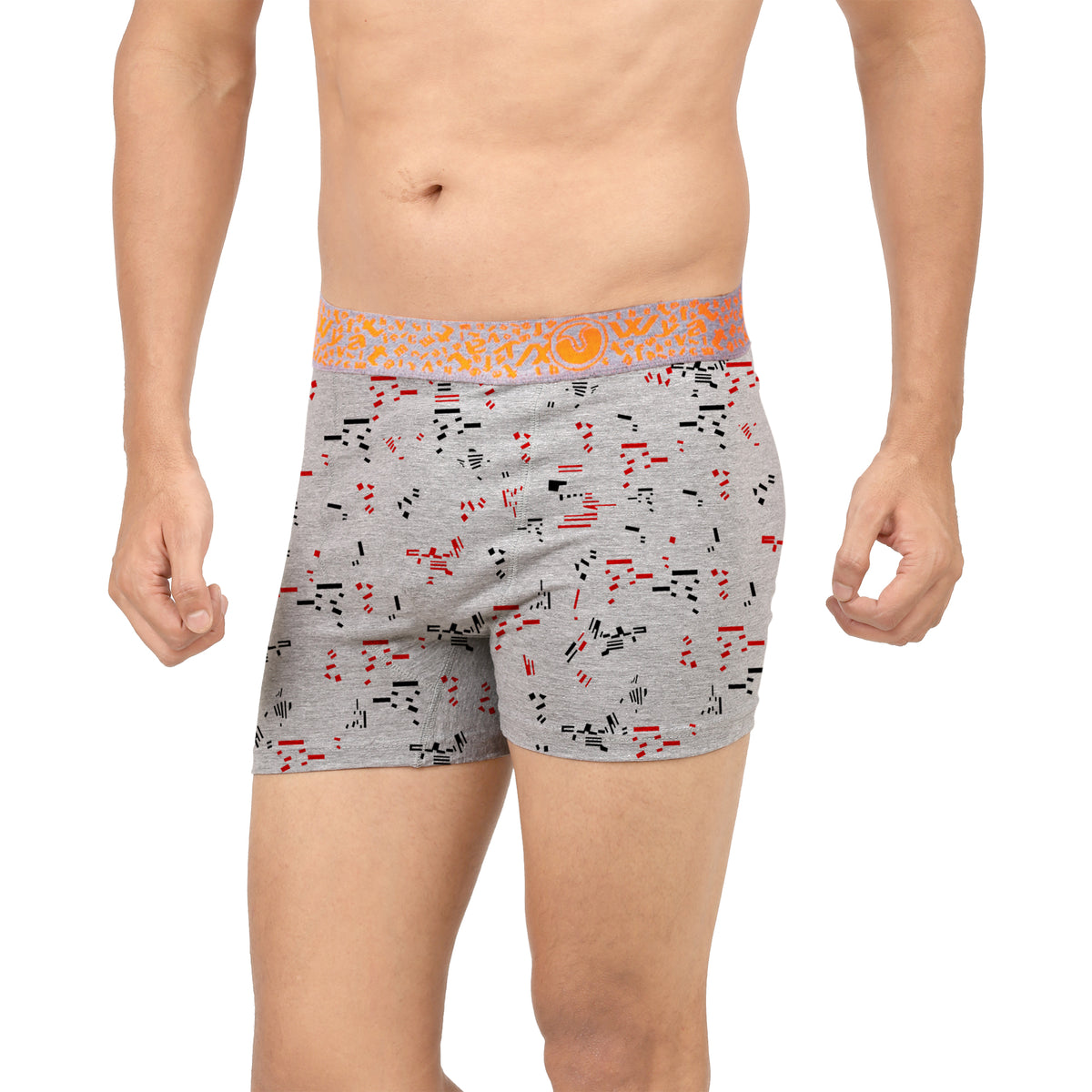 WYATT MELANGE TRUNKS PRINT - OE