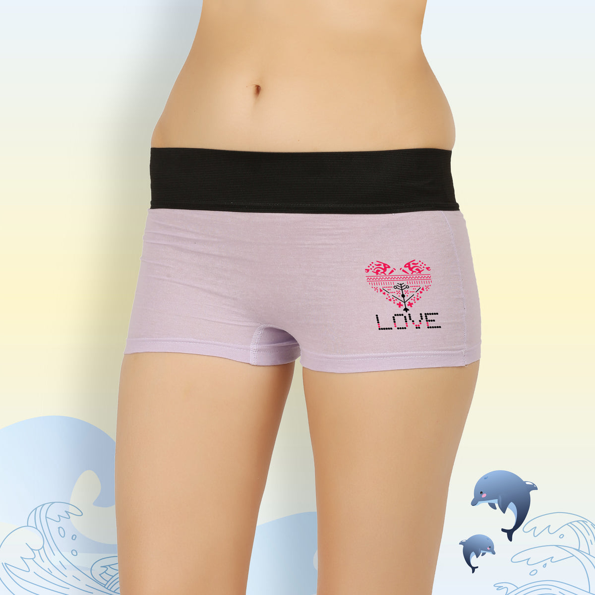 DUMMY TUKKER BOYSHORTS LIGHT COLOUR PRINT