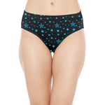 BLACK PANTIES STAR PANTIES - IE