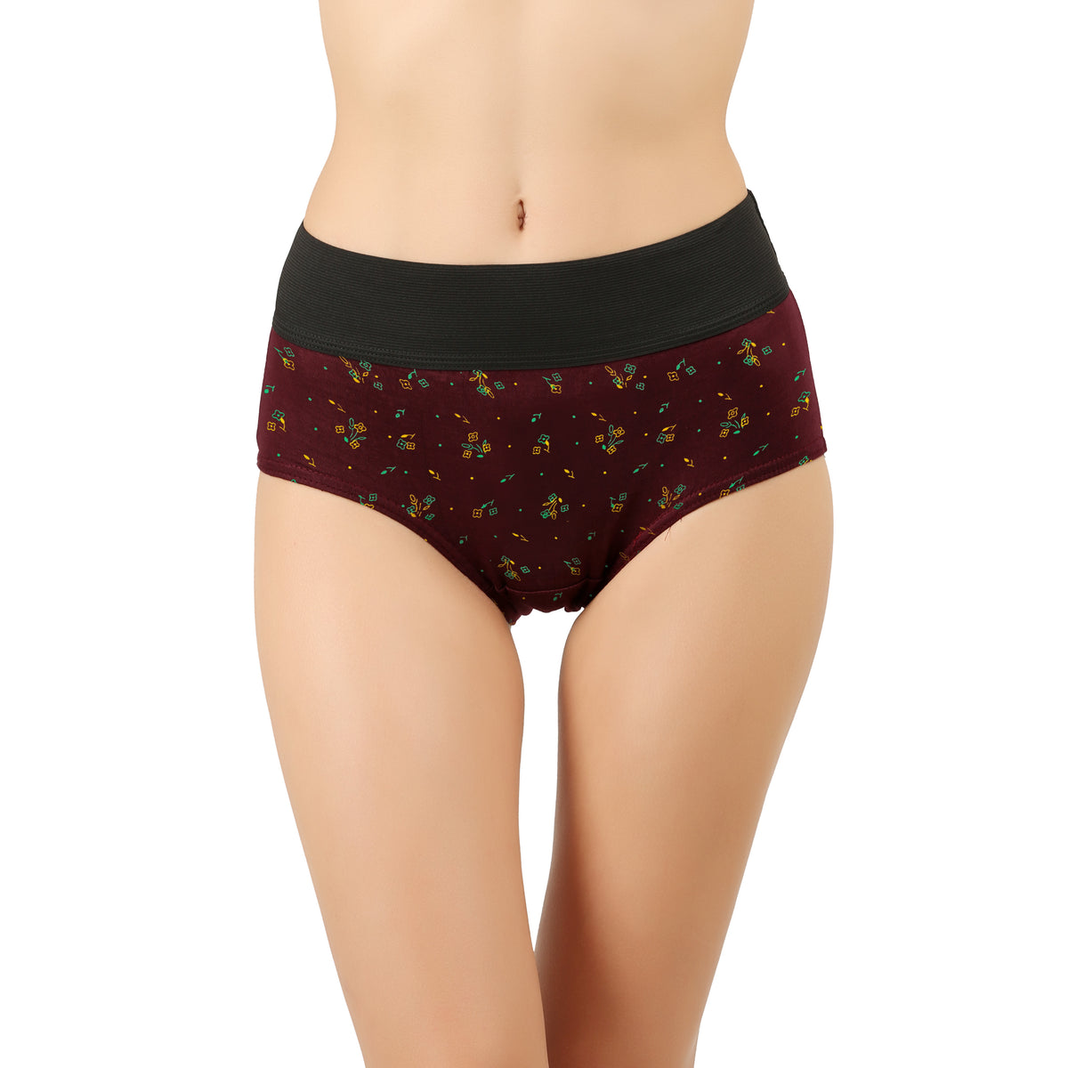 PRINTED ROSE HIPSTER PANTY