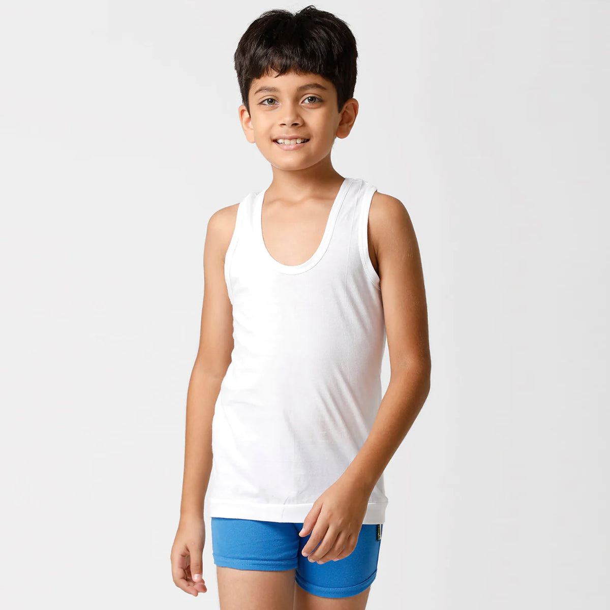 BOYS WHITE VEST