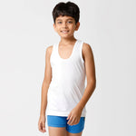 BOYS WHITE VEST