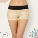 LIGHT COLOUR LINE PRINTED HIPSTER BOYSHORTS PANTY