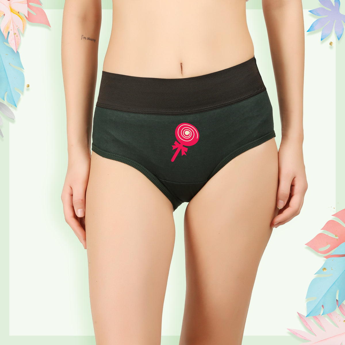 DUMMY TUKKER PANTIES DARK COLOUR PRINT