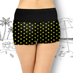 DUMMY TUKKER BLACK BOYSHORTS DOT PRINT