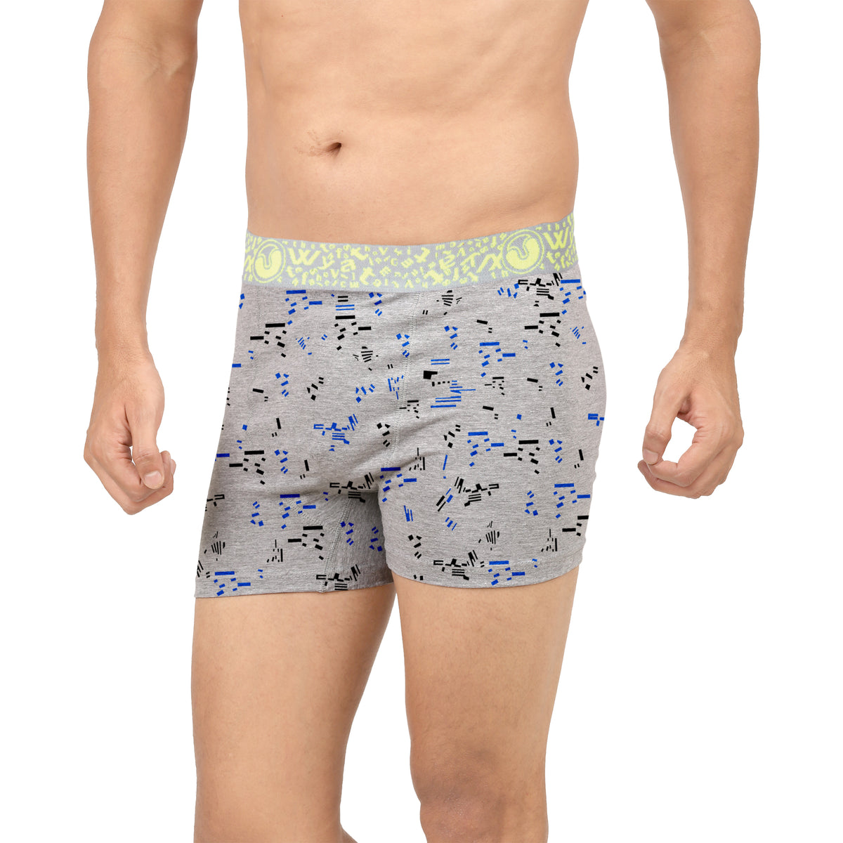 WYATT MELANGE TRUNKS PRINT - OE