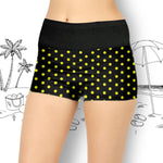 DUMMY TUKKER BLACK BOYSHORTS DOT PRINT