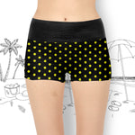 DUMMY TUKKER BLACK BOYSHORTS DOT PRINT