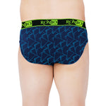 Men's Box Printed Outer Elastic Brief