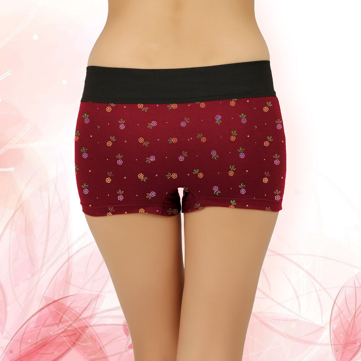 PRINTED ROSE HIPSTERBOYSHORTS