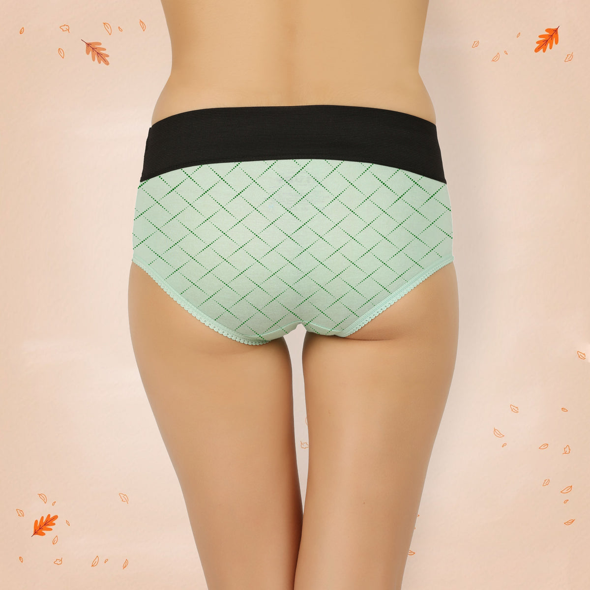 LIGHT COLOUR LINE PRINTED HIPSTER PANTY