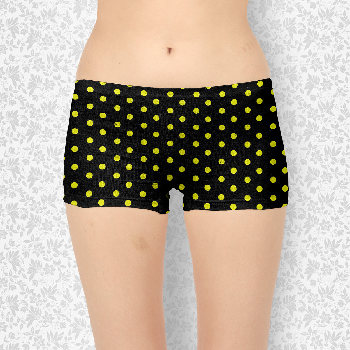 BOYSHORTS BLACK DOT PRINT - IE