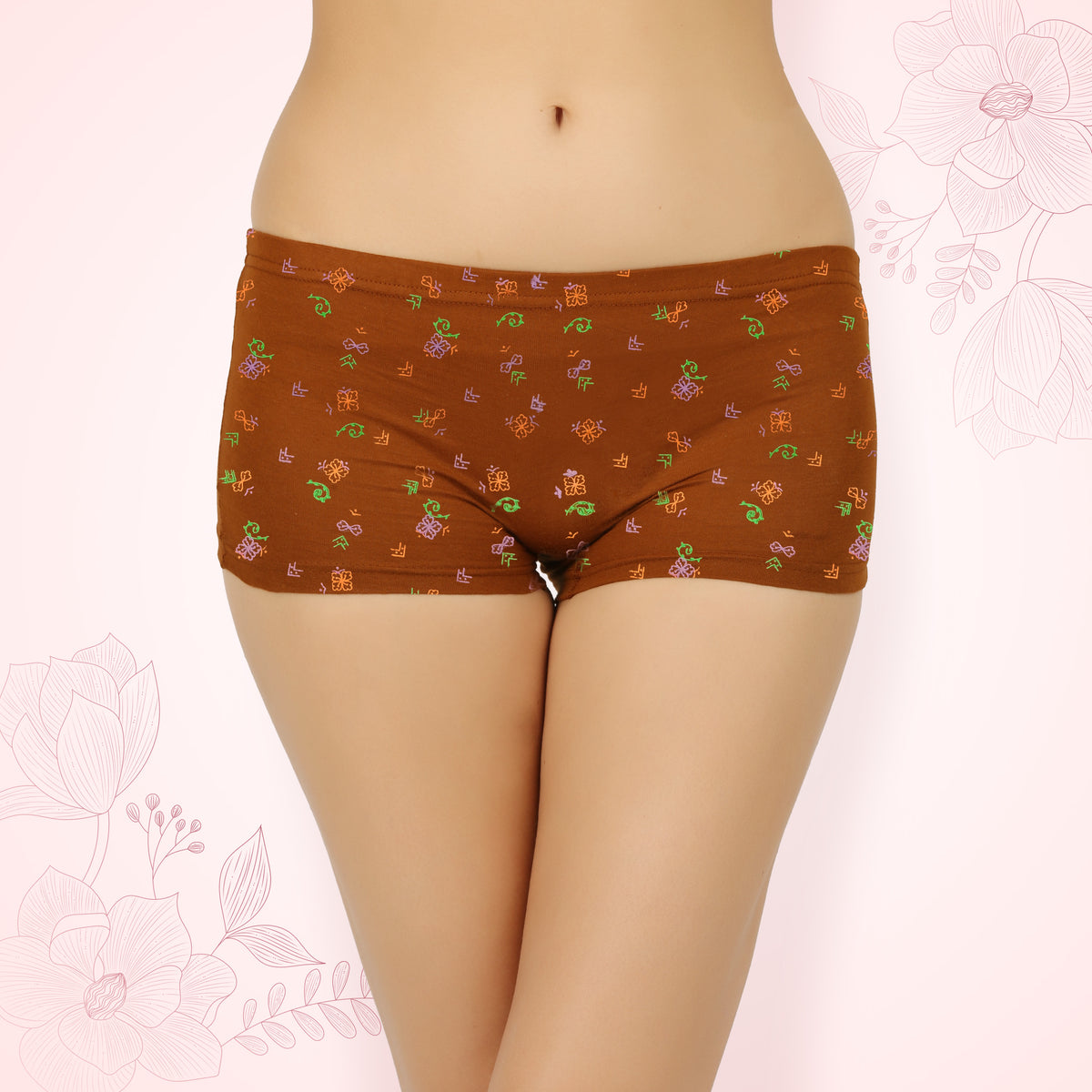 BOYSHORTS FLOWER PRINT - IE