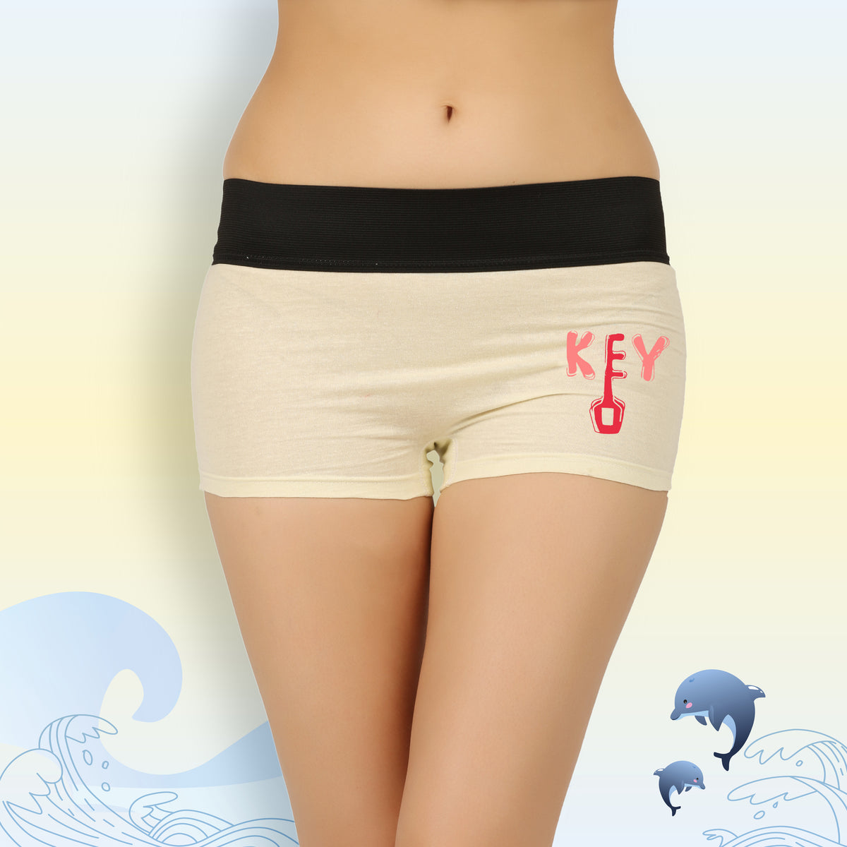 DUMMY TUKKER BOYSHORTS LIGHT COLOUR PRINT