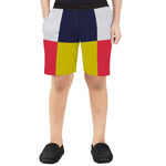 SHORTS MULTI-COLOUR CUT & SEW