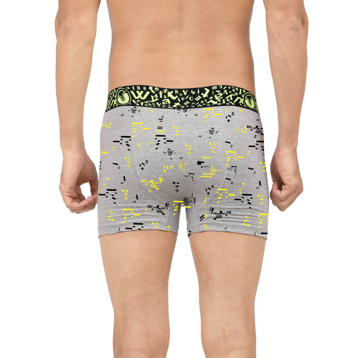 WYATT MELANGE TRUNKS PRINT - OE