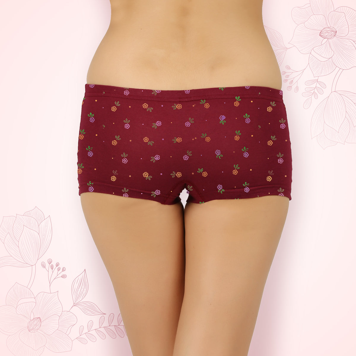 BOYSHORTS FLOWER PRINT - IE