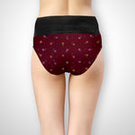 LILLY ROSE DARK COLOUR DUMMY TUKKER PANTIES FLOWER PRINT