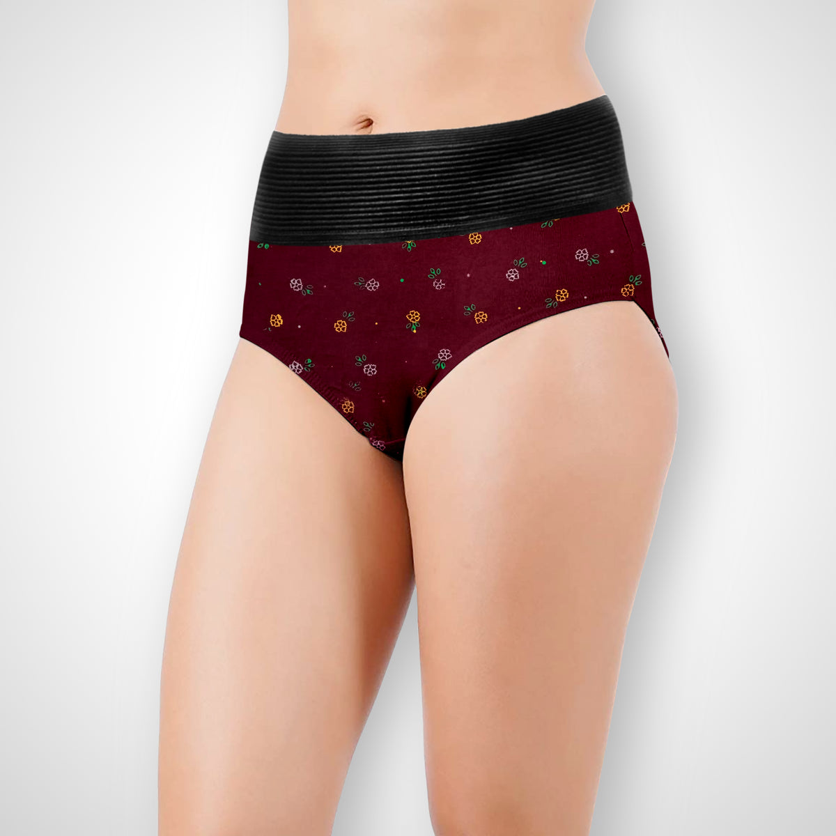 LILLY ROSE DARK COLOUR DUMMY TUKKER PANTIES FLOWER PRINT