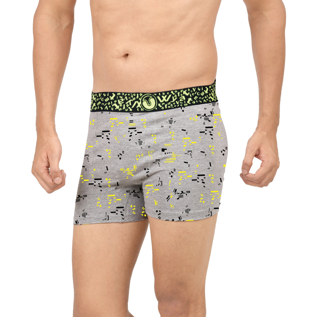 WYATT MELANGE TRUNKS PRINT - OE