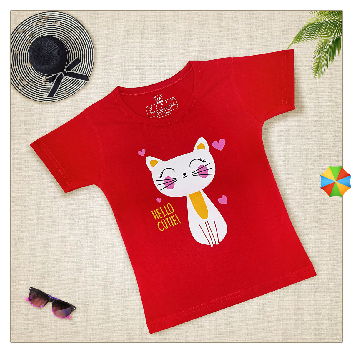 GIRLS T-SHIRT & SHORTS SET