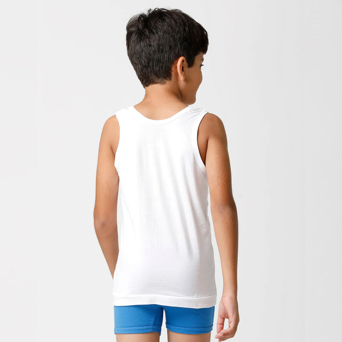 BOYS WHITE VEST