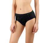 STAR PRINT BLACK PANTIES