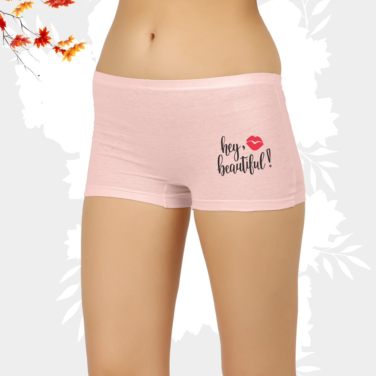 LIGHT COLOUR PRINTED BOYSHORTS PANTY