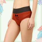 DARK COLOUR PRINTED HIPSTER PANTIES