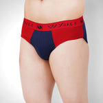 Men's Soft Stretchable Outer Elastic Colorblocked Brief