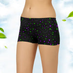 STAR PRINT BLACK BOYSHORTS PANTY