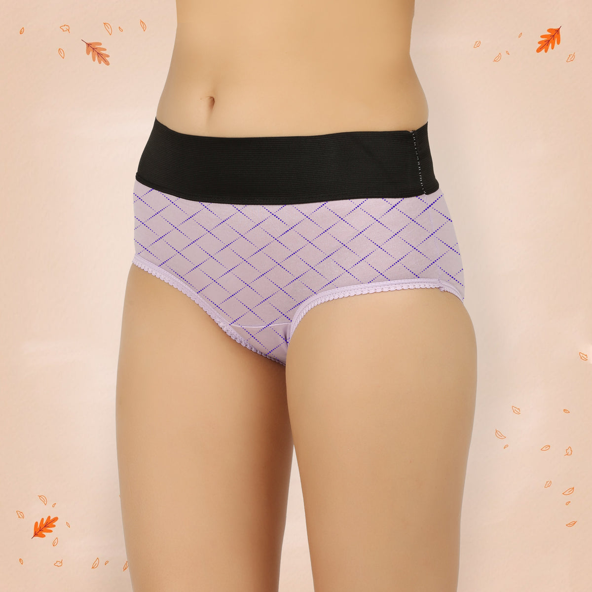 LIGHT COLOUR LINE PRINTED HIPSTER PANTY