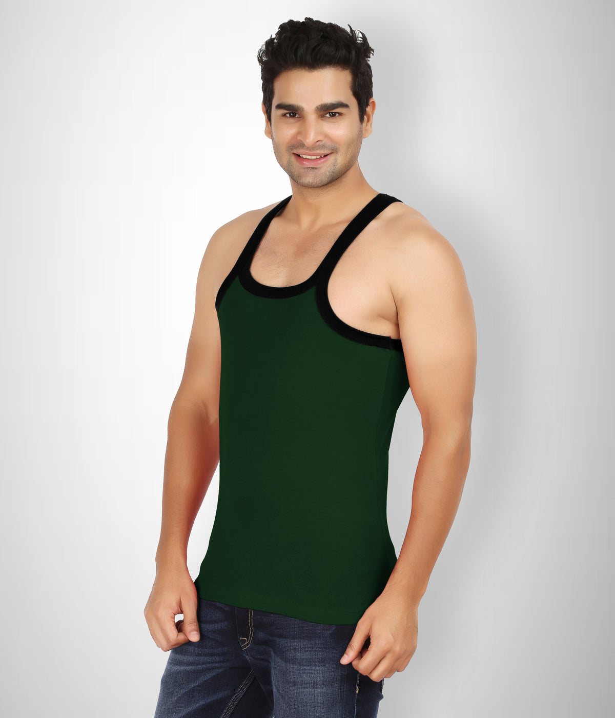 Multicolored Gym Vest for Men