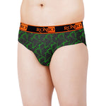 Men's Box Printed Outer Elastic Brief