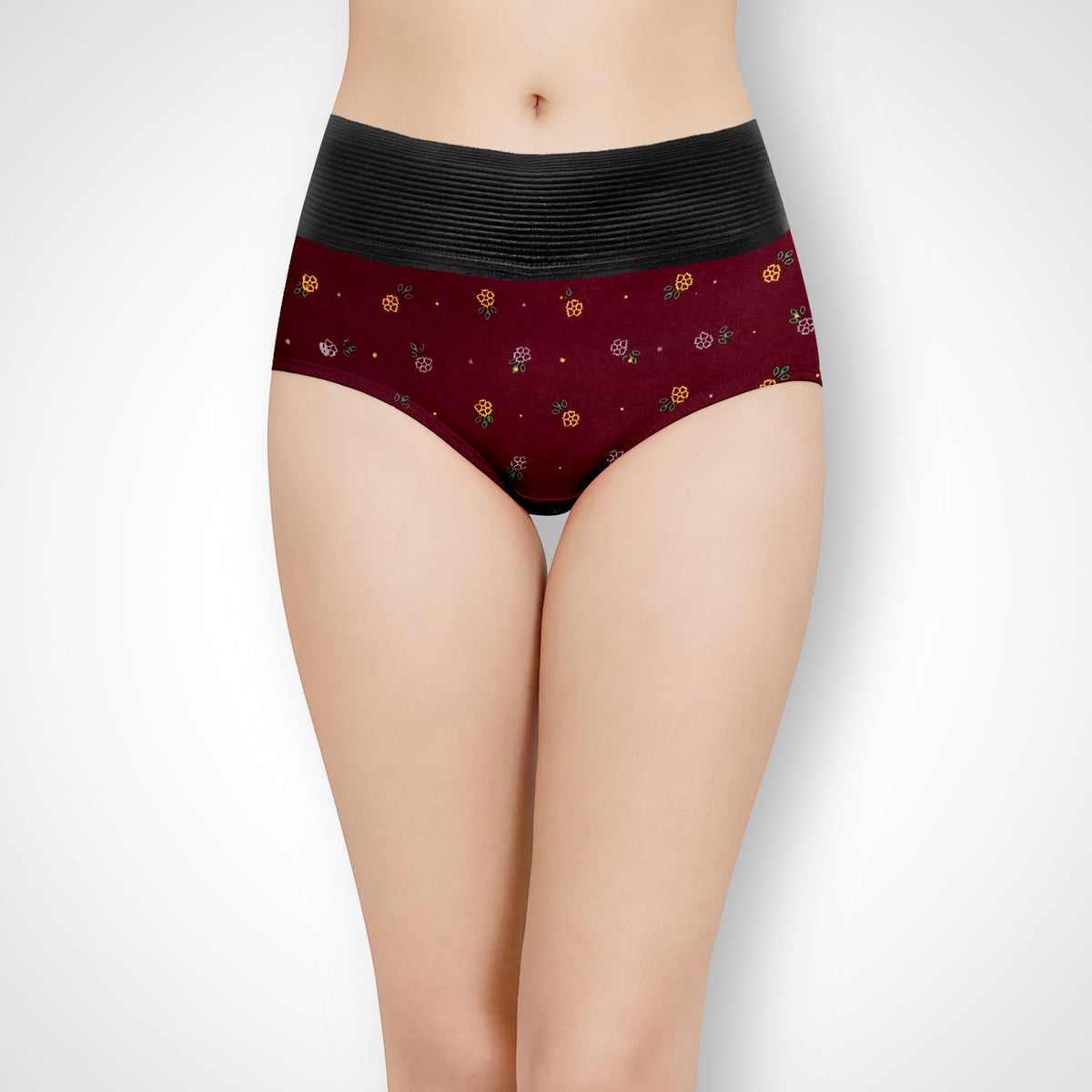 LILLY ROSE DARK COLOUR DUMMY TUKKER PANTIES FLOWER PRINT