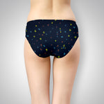 LILLY ROSE DARK COLOUR PANTIES FLOWER PRINT - IE