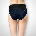 LILLY ROSE DARK COLOUR DUMMY TUKKER PANTIES FLOWER PRINT