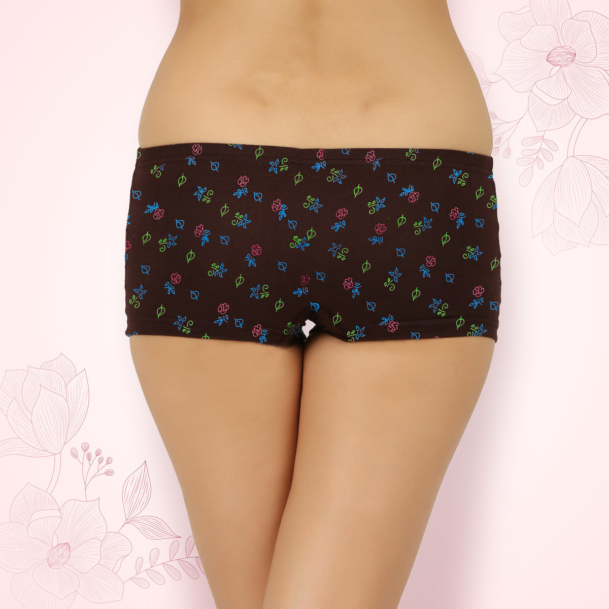 BOYSHORTS FLOWER PRINT - IE