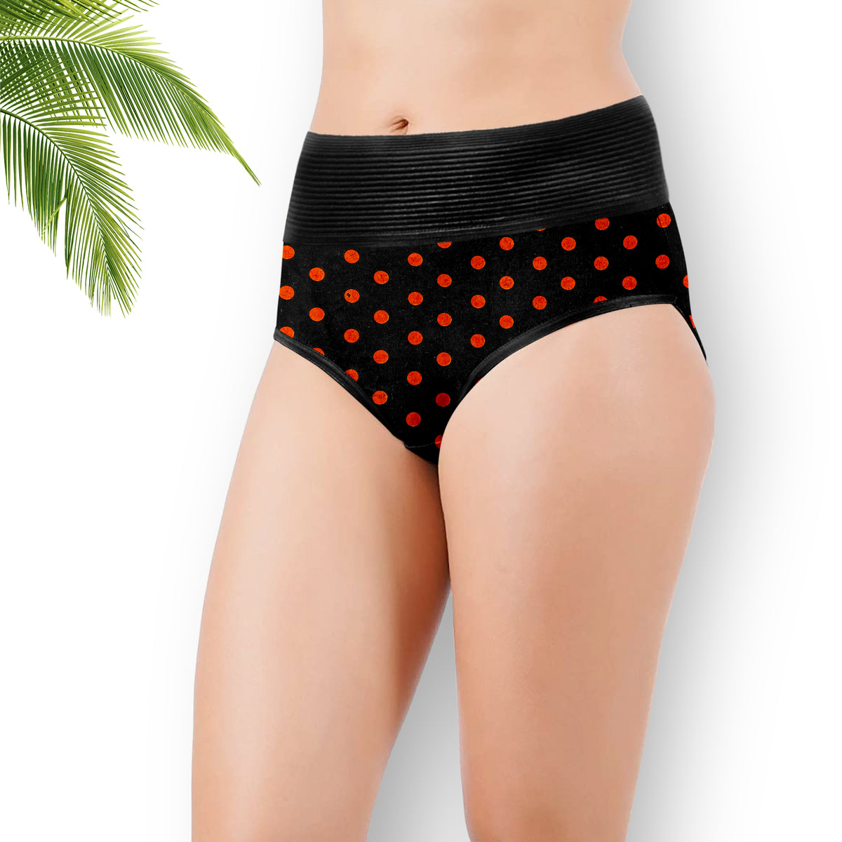 DUMMY TUKKER BLACK PANTIES DOT PRINT