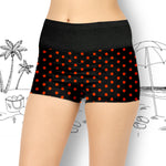 DUMMY TUKKER BLACK BOYSHORTS DOT PRINT