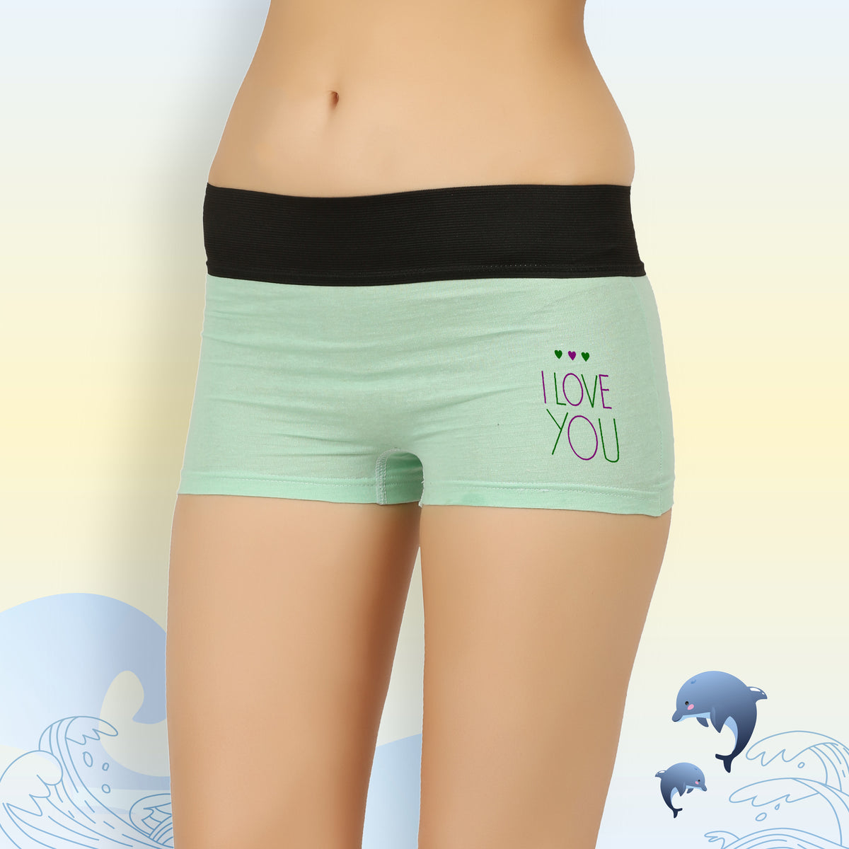 DUMMY TUKKER BOYSHORTS LIGHT COLOUR PRINT