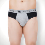 Men's Soft Stretchable Outer Elastic Colorblocked Brief