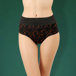 BOX PRINTED BLACK HIPSTER PANTY