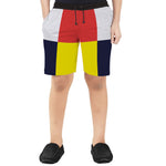 SHORTS MULTI-COLOUR CUT & SEW