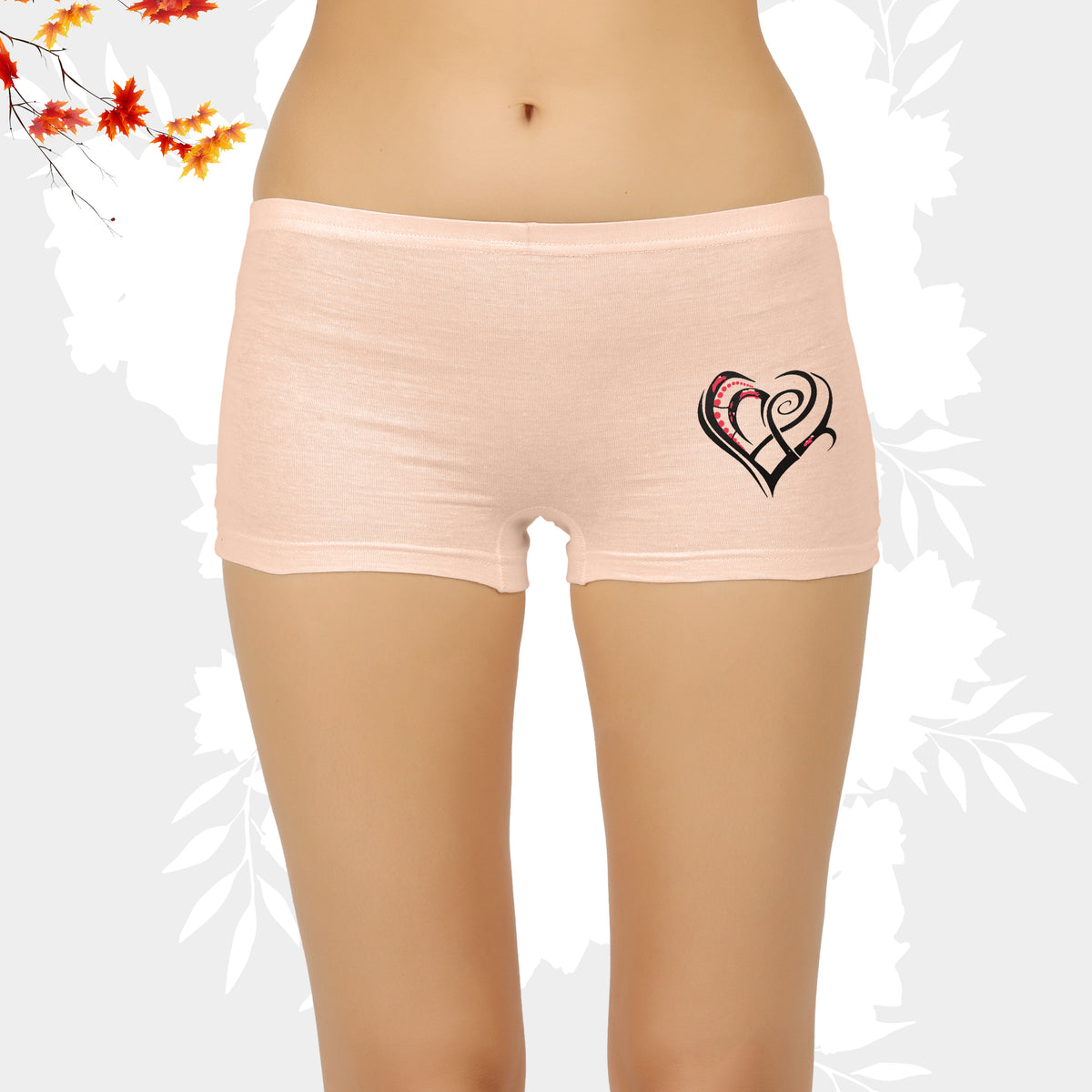 LIGHT COLOUR PRINTED BOYSHORTS PANTY