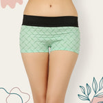 LIGHT COLOUR LINE PRINTED HIPSTER BOYSHORTS PANTY