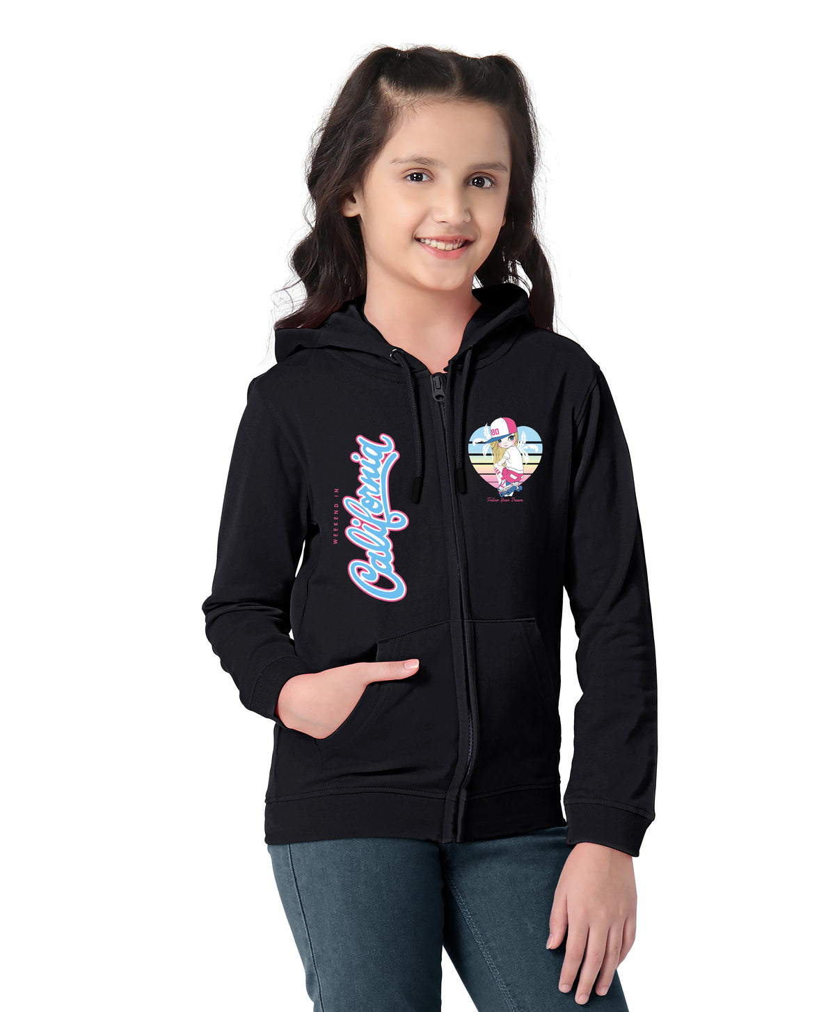 GIRLS HOODIES ZIP