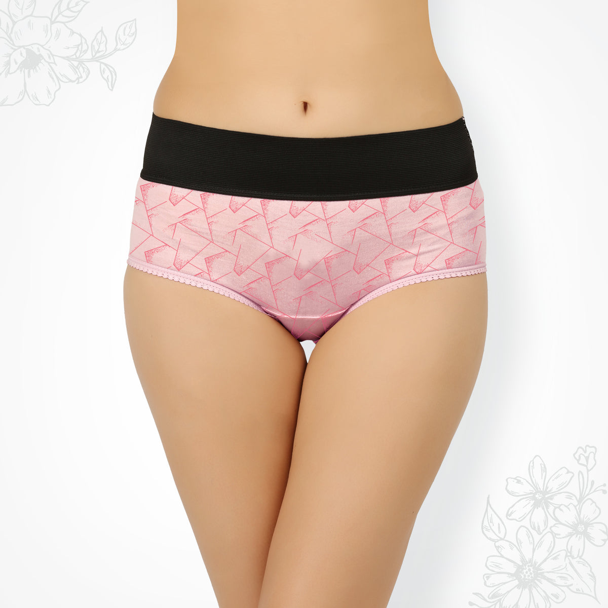 LIGHT COLOUR BOX PRINTED HIPSTER PANTY